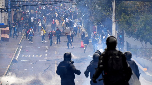 ecuador scontri