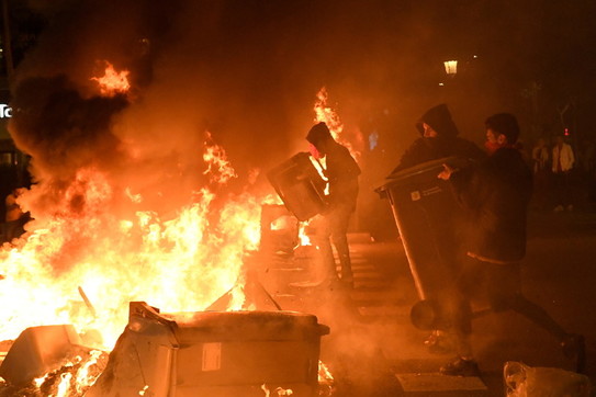 barcellona scontri proteste