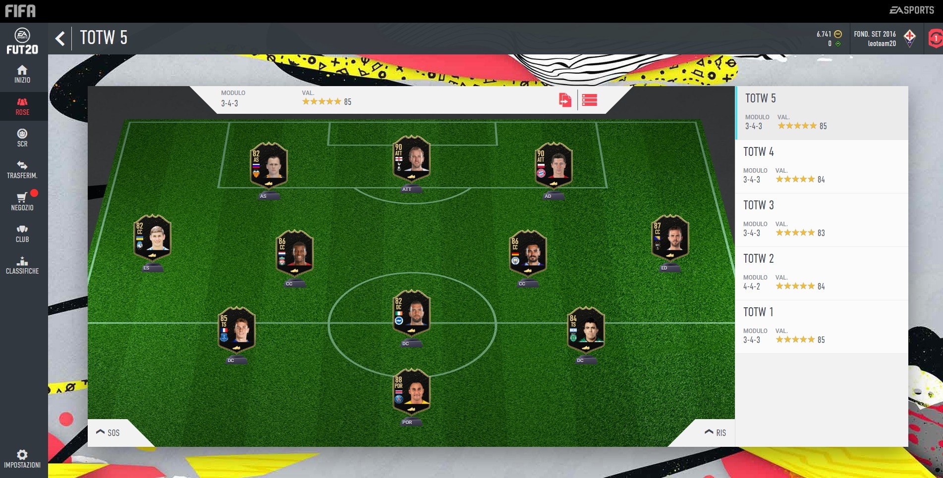 FIFA 20 Ultimate Team, Mondo FUT
