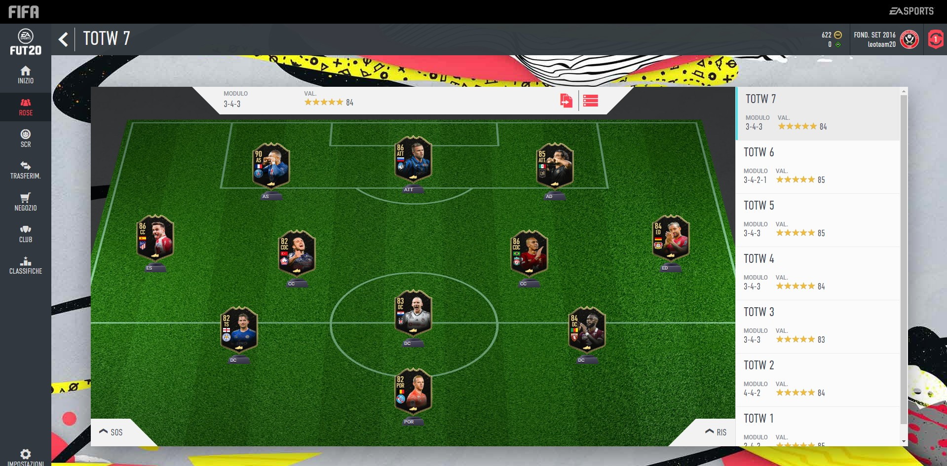 FIFA 20 - Mondo FUT