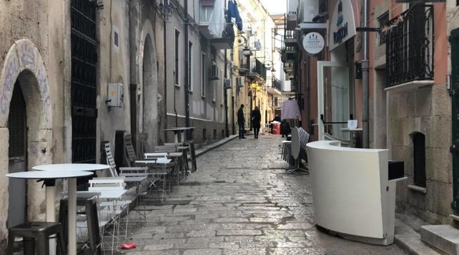 foggia, ristorante, poseidon, centro storico, bomba
