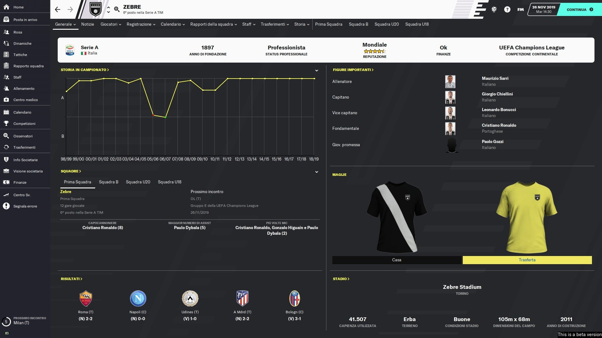 PES 2020 - Football Manager 2020