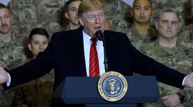 donald trump usa afghanistan ringraziamento