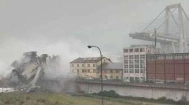 genova crollo viadotto ponte morandi