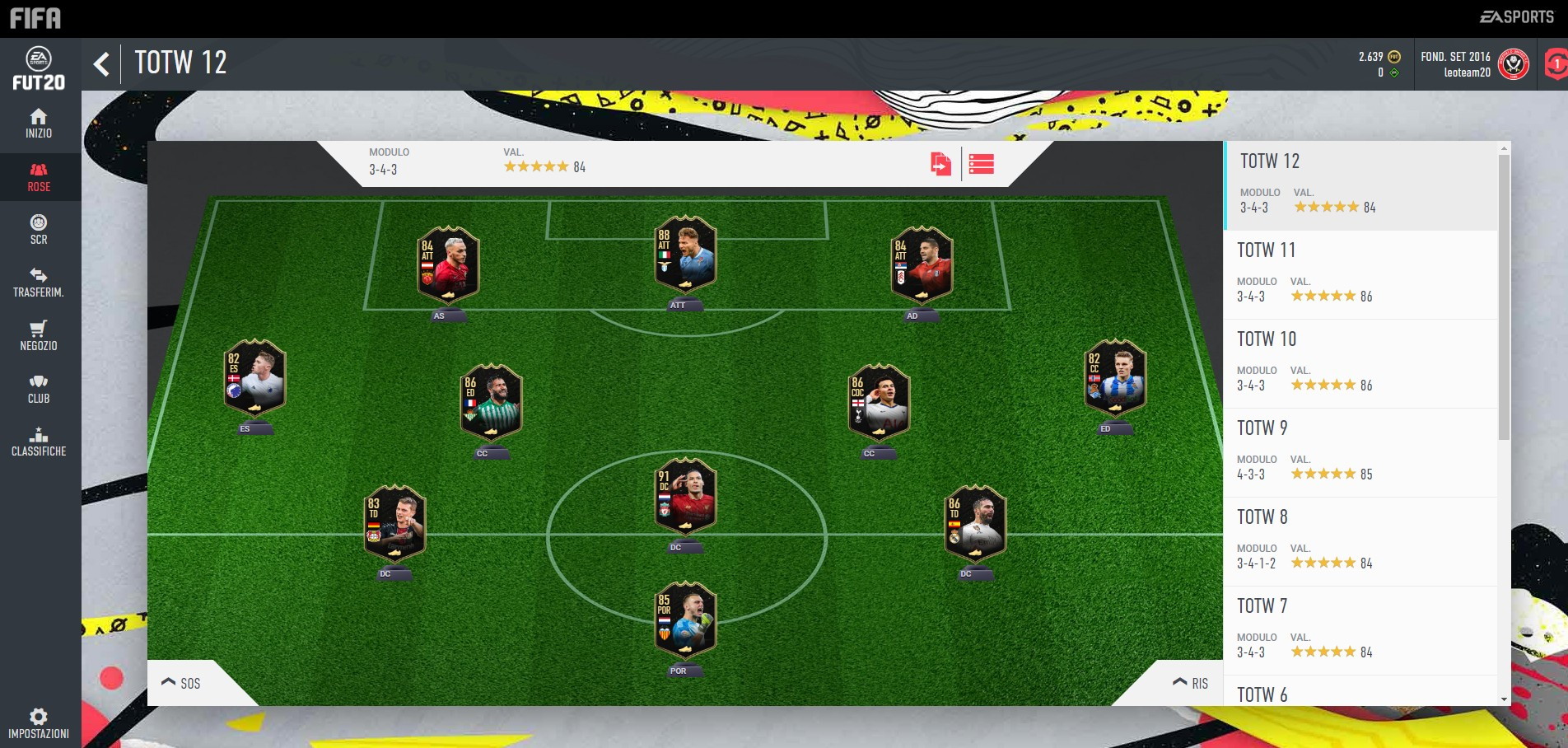 FIFA 20 - FUT - Mondo FUT - FIFA Ultimate Team