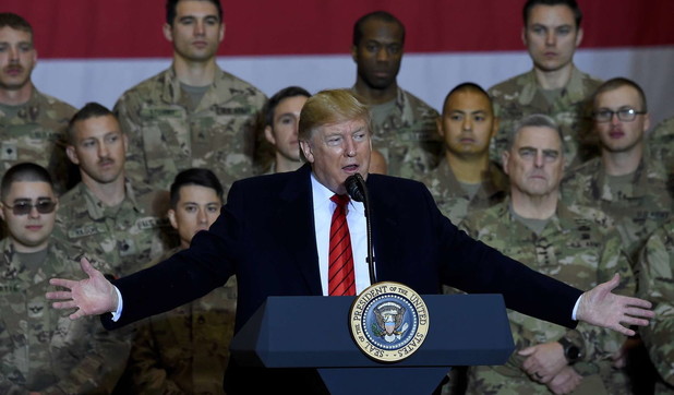 donald trump usa afghanistan ringraziamento