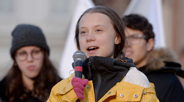 Greta Thunberg torino