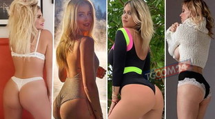 Con il lato B in mostra le vip scaldano l'inverno