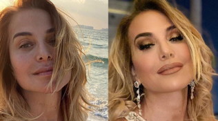 Barbara d'Urso struccata a Dubai: inizia l'anno in bikini 