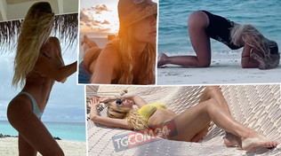 Ilary Blasi, gli ultimi scatti in costume prima di rientrare in Italia