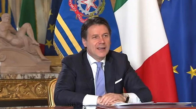 Giuseppe Conte Luca Parmitano AstroLuca