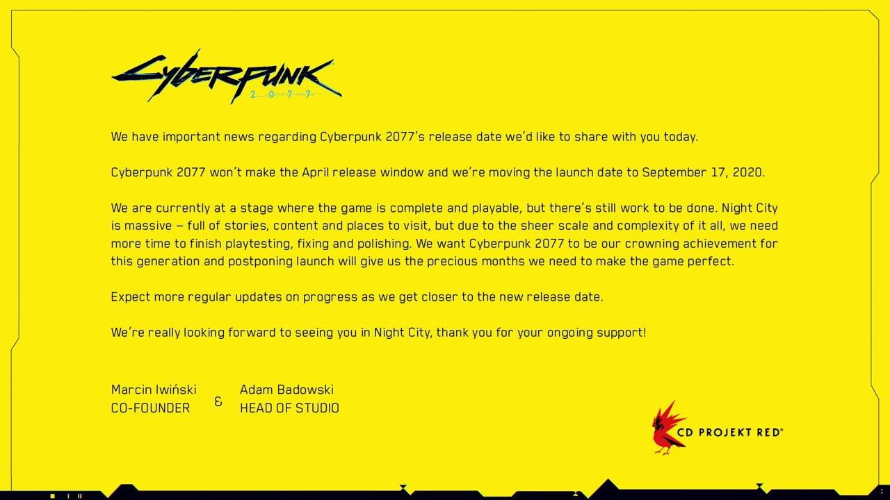 Cyberpunk 2077 - CD Projekt Red