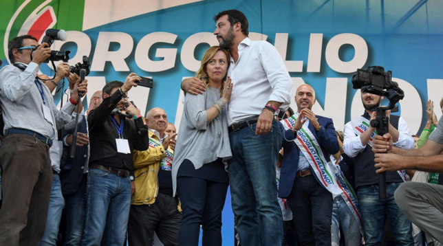 centrodestra Matteo Salvini Silvio Berlusconi Giorgia Meloni