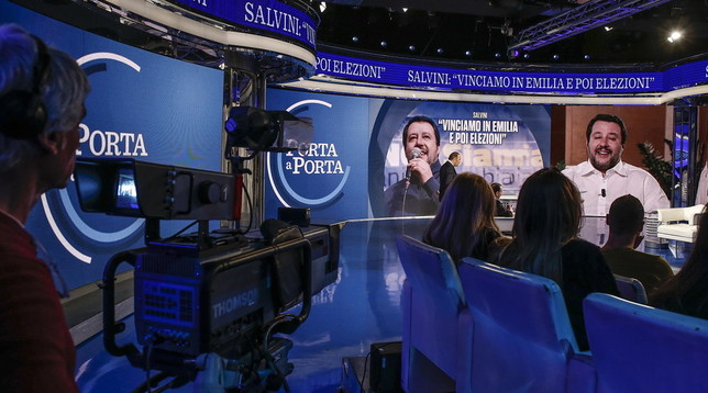 salvini porta a porta
