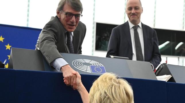 Ursula von der Leyen, David Sassoli