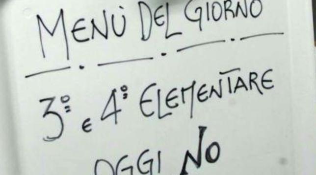 mensa scolastica cibo scuola
