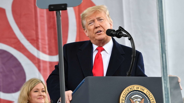 trump marcia anti-aborto