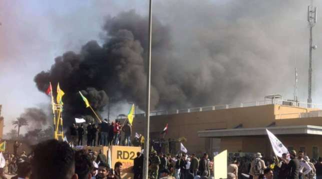 Iraq Baghdad ambasciata Usa attacco assalto