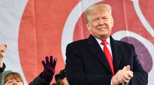 trump marcia anti-aborto