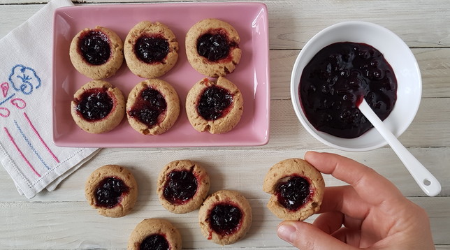 Biscotti Thumbprint: lasciano il segno