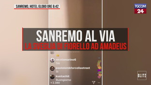 Sanremo al via, Fiorello dà la sveglia ad Amadeus