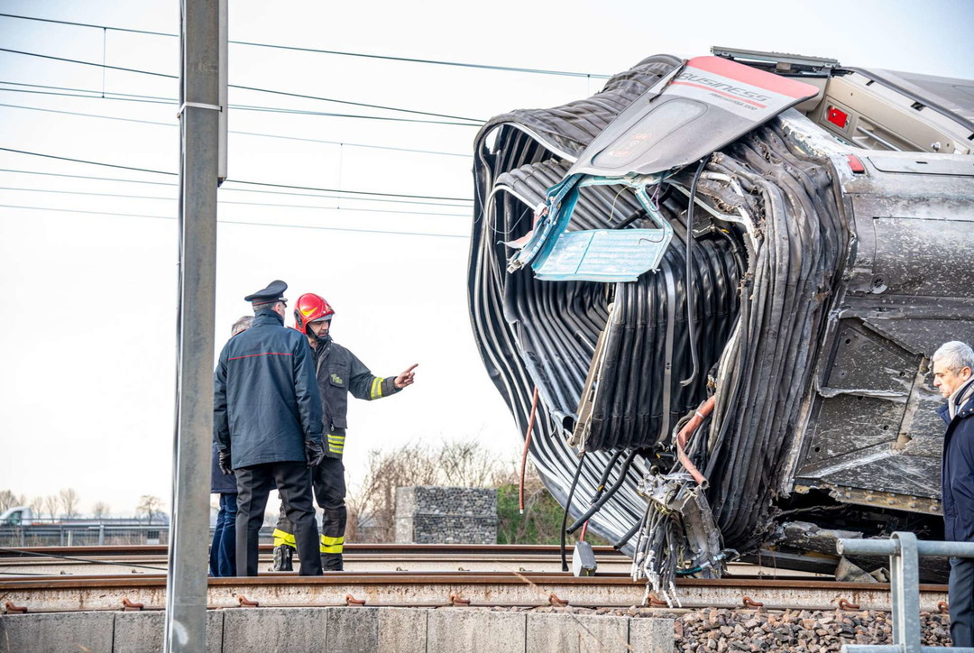 Frecciarossa deragliato nel Lodigiano: le indagini della polizia