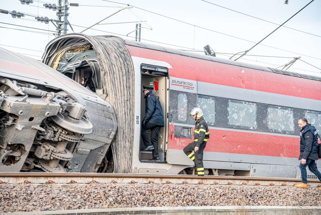 Frecciarossa deragliato nel Lodigiano: le indagini della polizia
