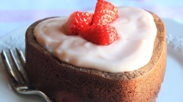 Cuore tenero fragole e cioccolato