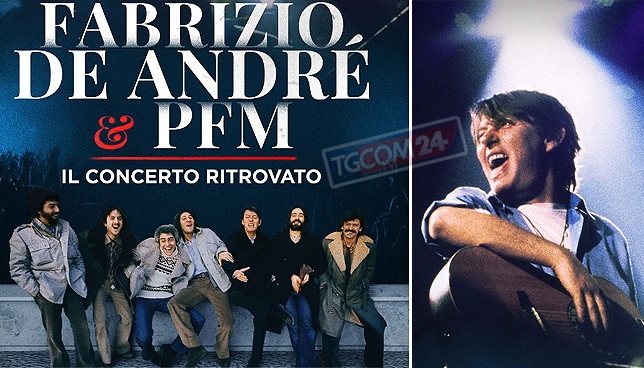 "Fabrizio De André e PFM. Il concerto ritrovato", il video inedito al