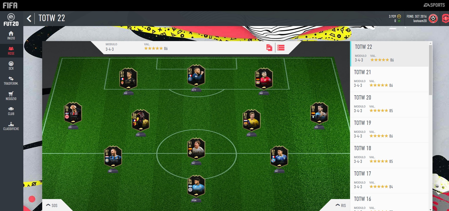 Mondo FUT - FIFA 20 - FIFA Ultimate Team