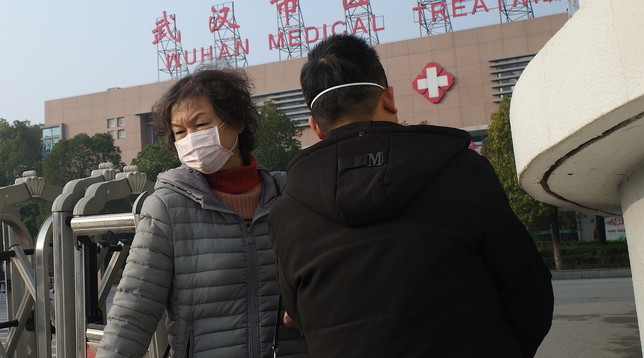 Virus Cina Mascherina