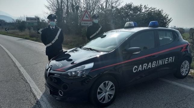 vo' euganeo carabinieri controlli coronavirus