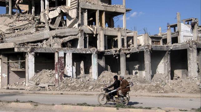 siria, raqqa, rovine