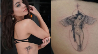 Vanessa Hudgens, un angelo nudo sul fianco: guarda il nuovo tattoo