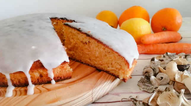 Torta agli agrumi e carote, uno squisito concentrato di vitamine