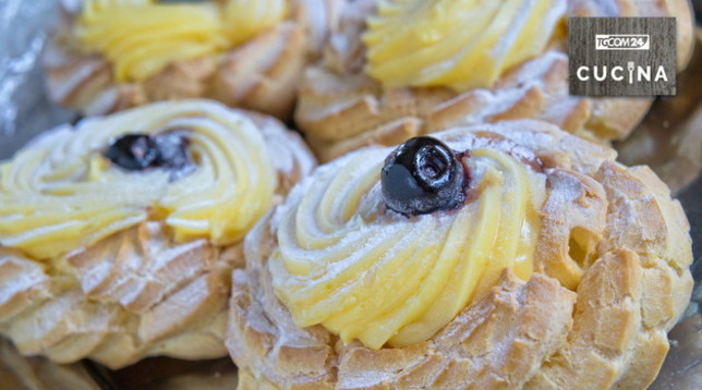 Zeppole di San Giuseppe al forno