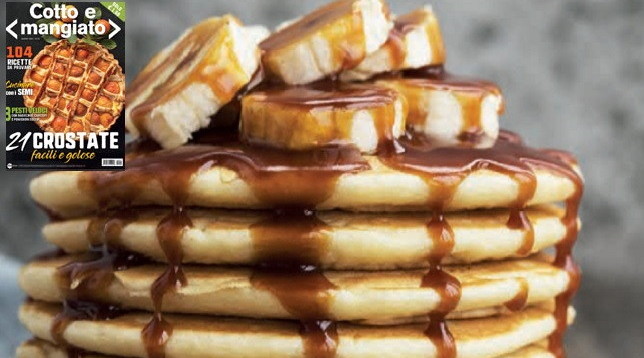 Pancakes banana e caramello