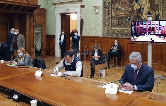 salvini meloni tajani
