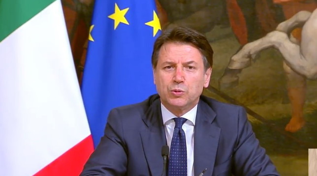 giuseppe conte diretta