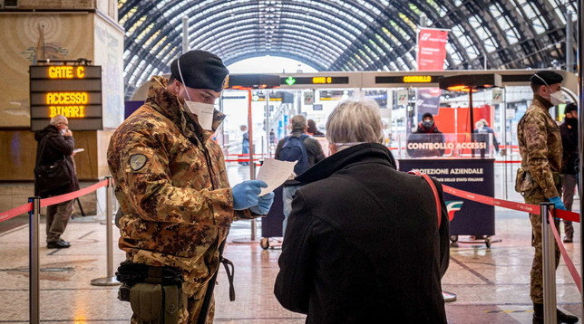 coronavirus milano controlli temperatura