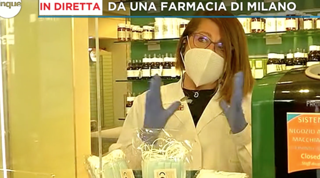 Coronavirus, mascherine della Regione Lombardia: