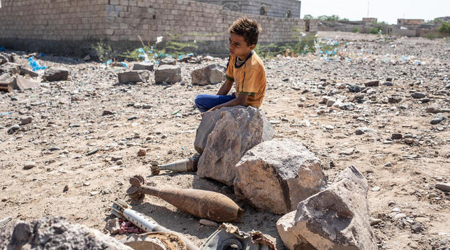 Yemen, i mutilati dalle mine