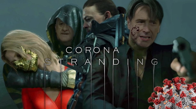 Corona Stranding - Death Stranding - Giuseppe Conte - Vincenzo De Luca