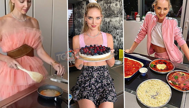 Chiara Ferragni sfodera le sue doti e fa venire l'acquolina in bocca