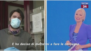 Rudy Smaila: "Cantavo nei locali, ora consegno pane e pizze a domicilio"