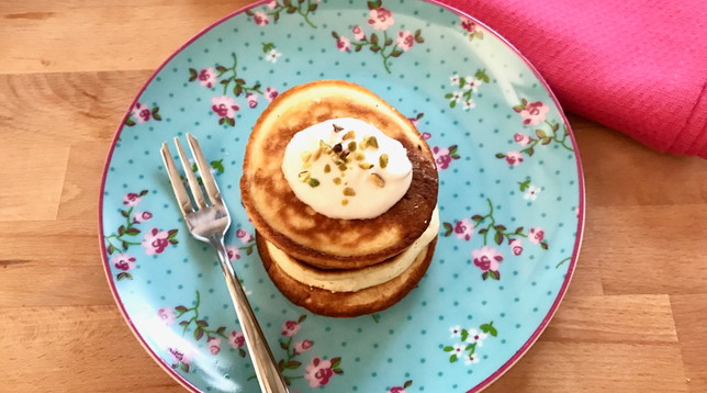 Pancakes albumi e ricotta senza glutine