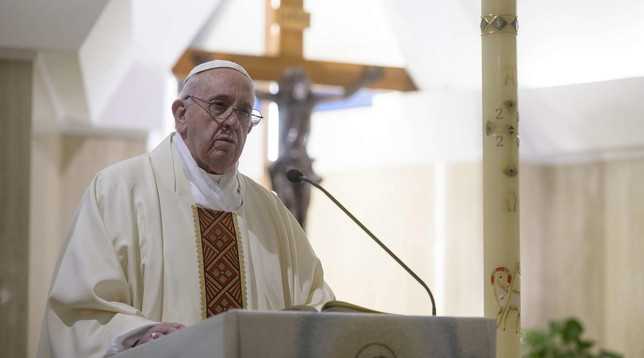 papa francesco messa santa marta