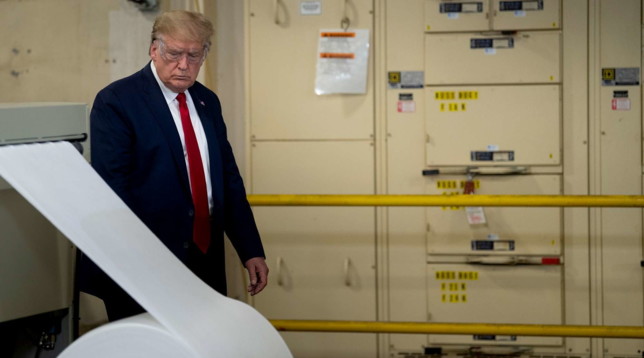 trump fabbrica mascherine