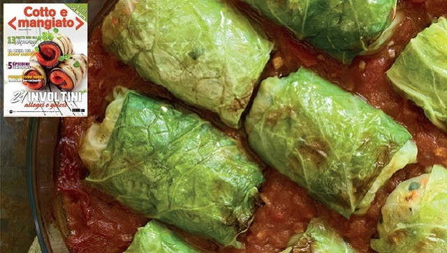 Involtini di lattuga con prosciutto cotto e mortadella