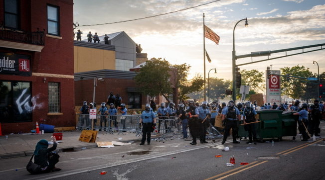 minneapolis scontri polizia usa george floyd